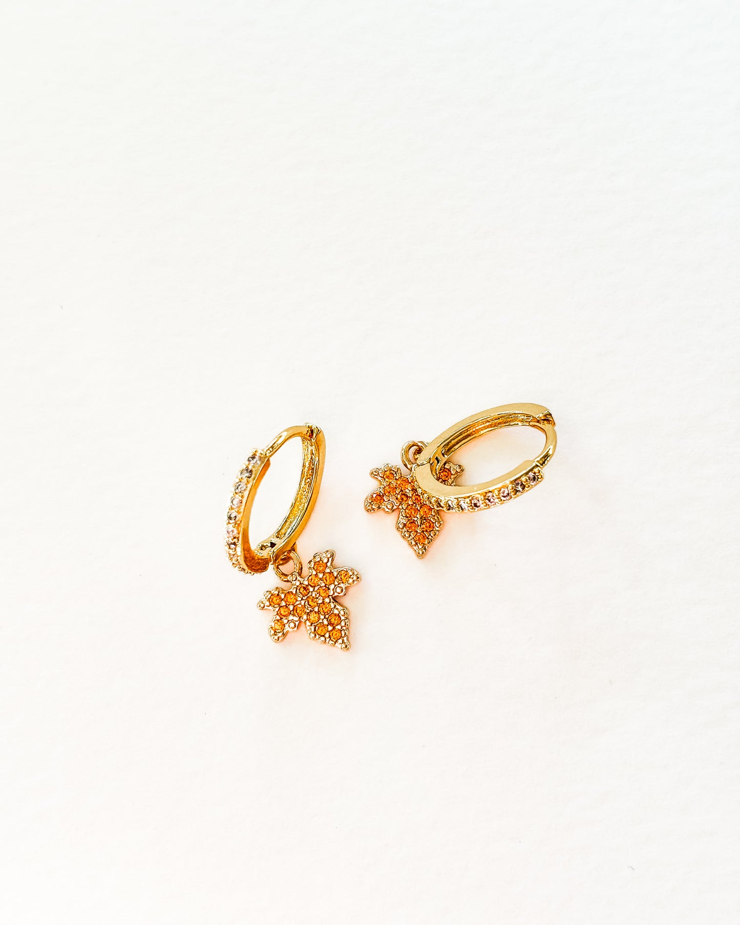 Autumn Leaves Huggies | Orange Fall Hues