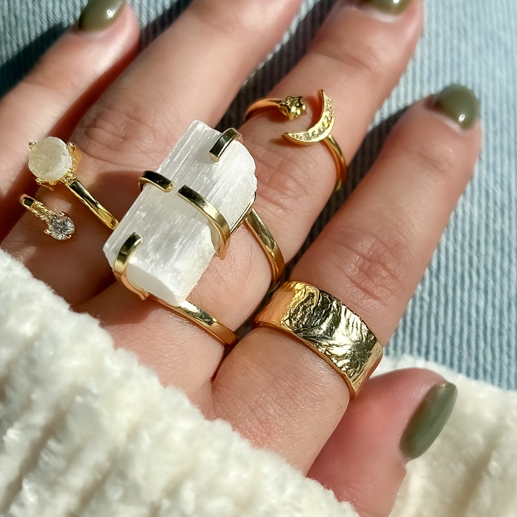Selenite Ring