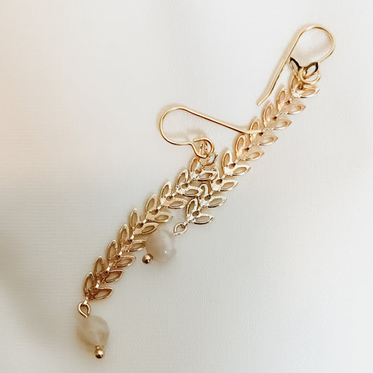 Golden Leafs Earrings